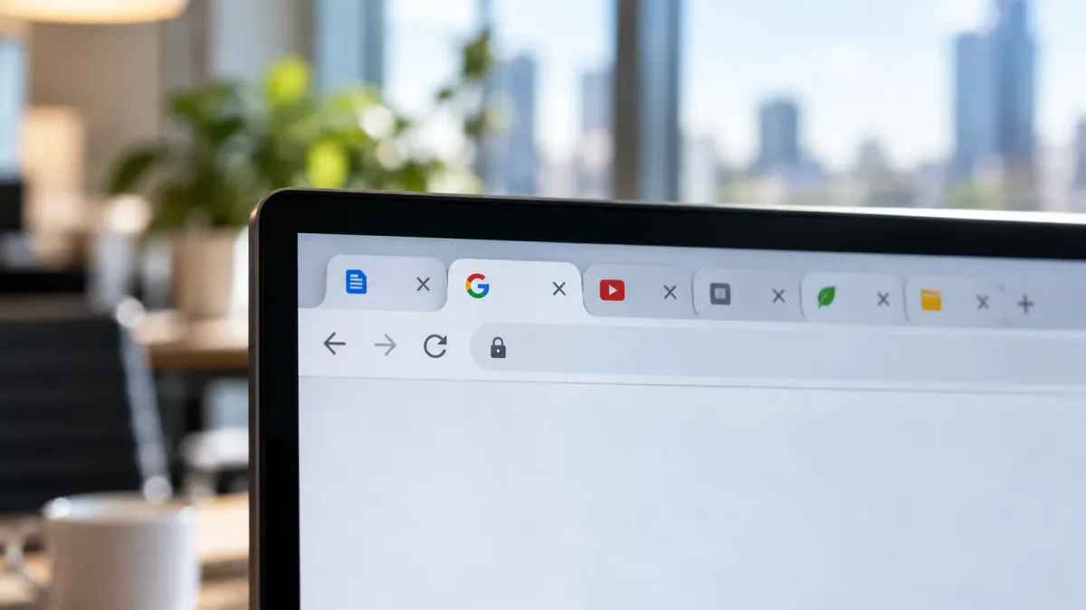 Google logo, editorial illustration